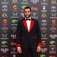 Antonio Velázquez en la alfombra roja de los Goya 2020