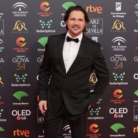 Carlos Castel en la alfombra roja de los Goya 2020