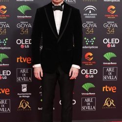 Rubén Ochandiano en la alfombra roja de los Goya 2020