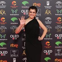 Amaia Romero en la alfombra roja de los Goya 2020