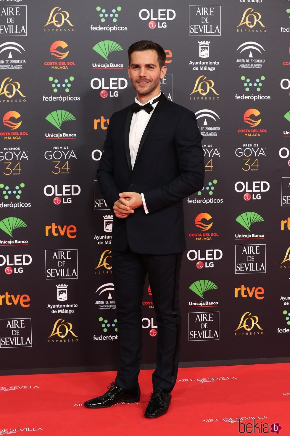 Marc Clotet en la alfombra roja de los Goya 2020