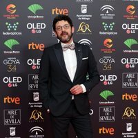 Manolo Solo en la alfombra roja de los Goya 2020