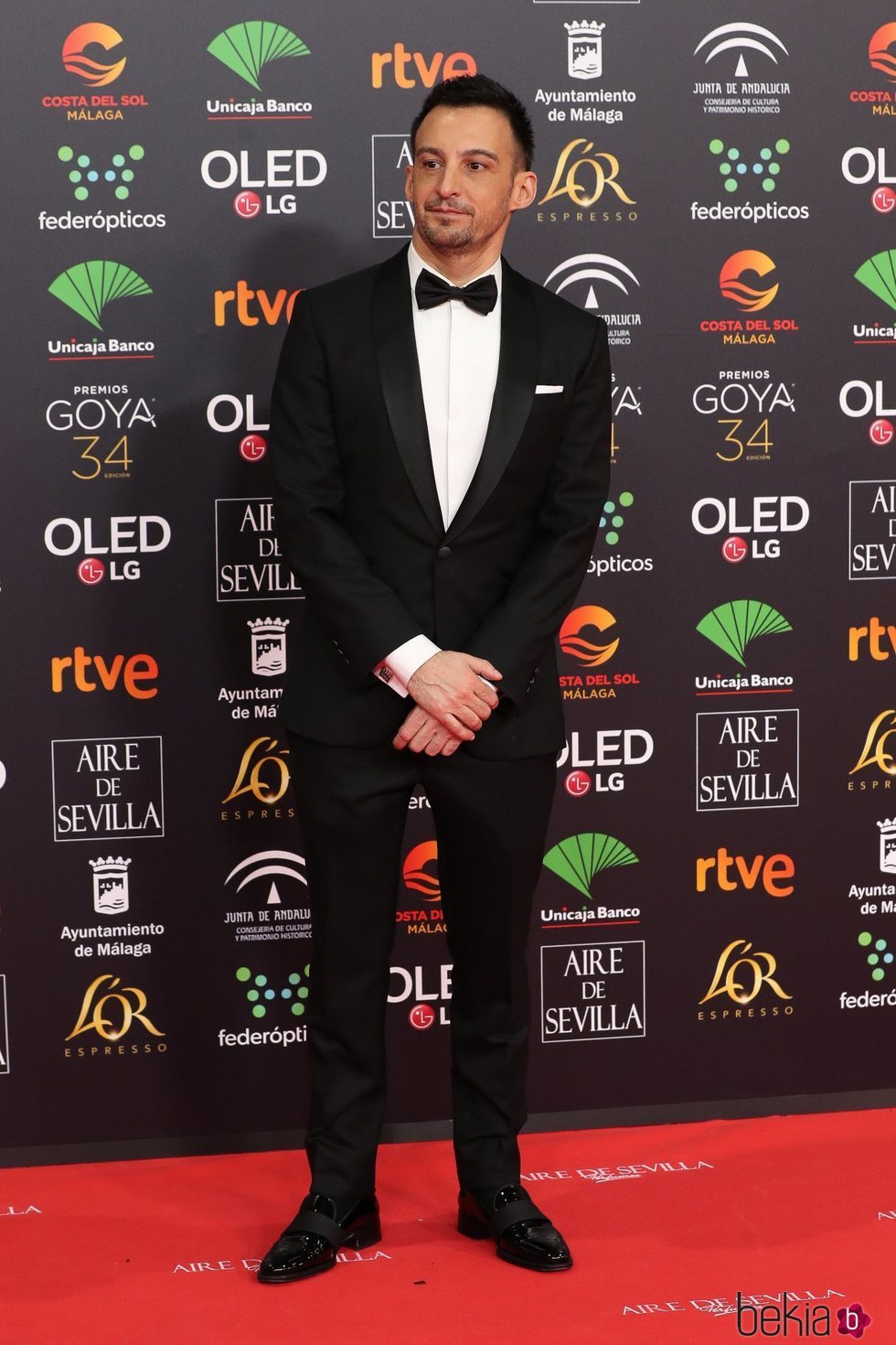 Alejandro Amenábar en la alfombra roja de los Goya 2020