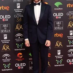 Santiago Segura en la alfombra roja de los Goya 2020