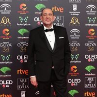 Karra Elejalde en la alfombra roja de los Goya 2020