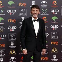 Fernando Tejero en la alfombra roja de los Goya 2020