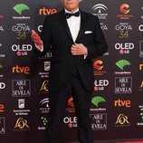 Jorge Sanz en la alfombra roja de los Goya 2020