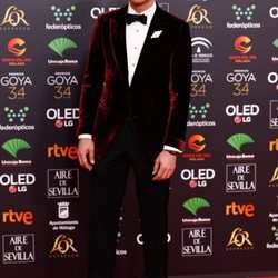 Jon Kortajarena en la alfombra roja de los Goya 2020