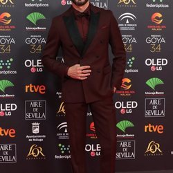 Paco León en la alfombra roja de los Goya 2020