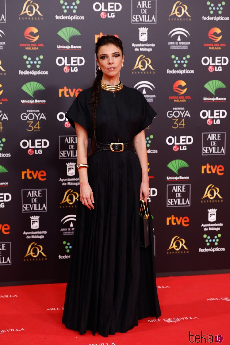 Maribel Verdú en la alfombra roja de los Goya 2020