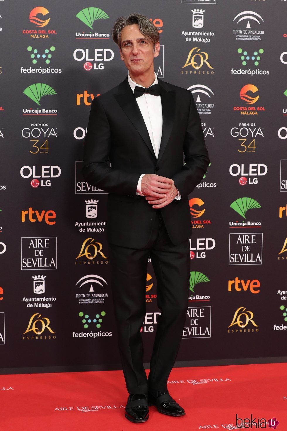 Ernesto Alterio en la alfombra roja de los Goya 2020