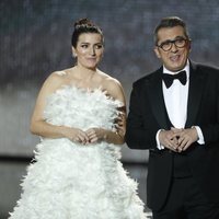 Silvia Abril y Andreu Buenafuente presentando la gala de los Goya 2020