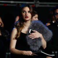 Alberto Garzón y Anna Ruiz viendo la gala de los Goya 2020