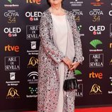 Julieta Serrano en la alfombra roja de los Goya 2020