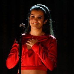 Amaia Romero durante su homenaje a Marisol en la gala de los Goya 2020