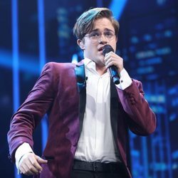 Gerard durante su actuación en la Gala 2 de 'OT 2020'