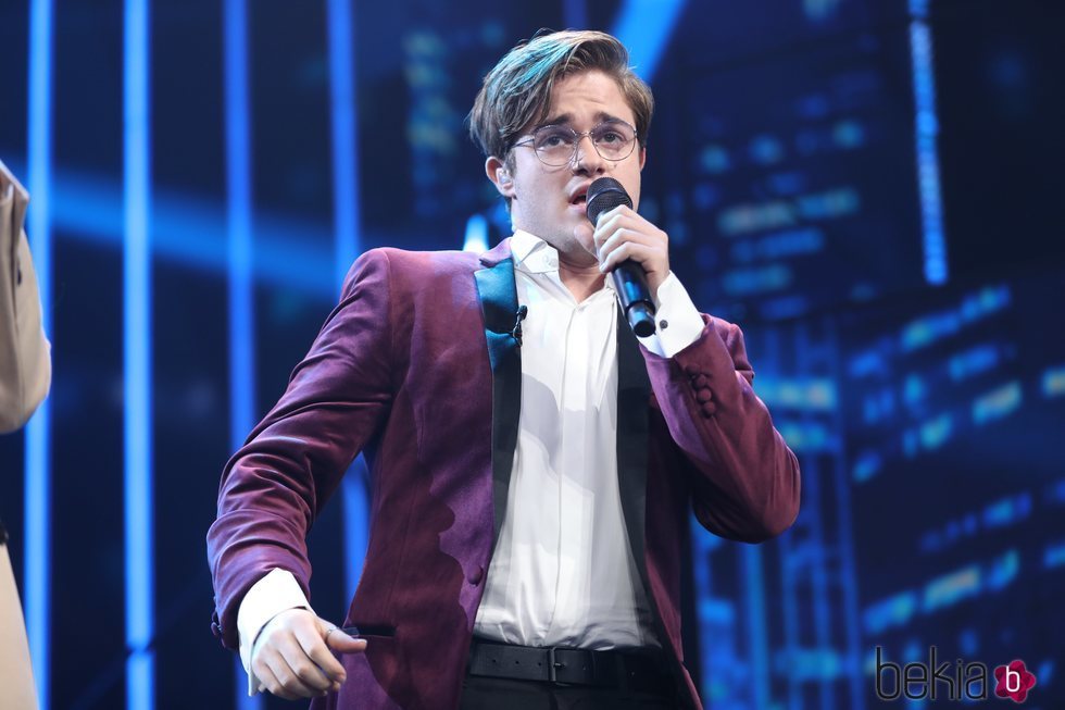 Gerard durante su actuación en la Gala 2 de 'OT 2020'