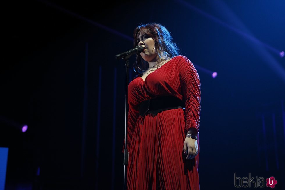 Ariadna durante su actuación en la Gala 2 de 'OT 2020'