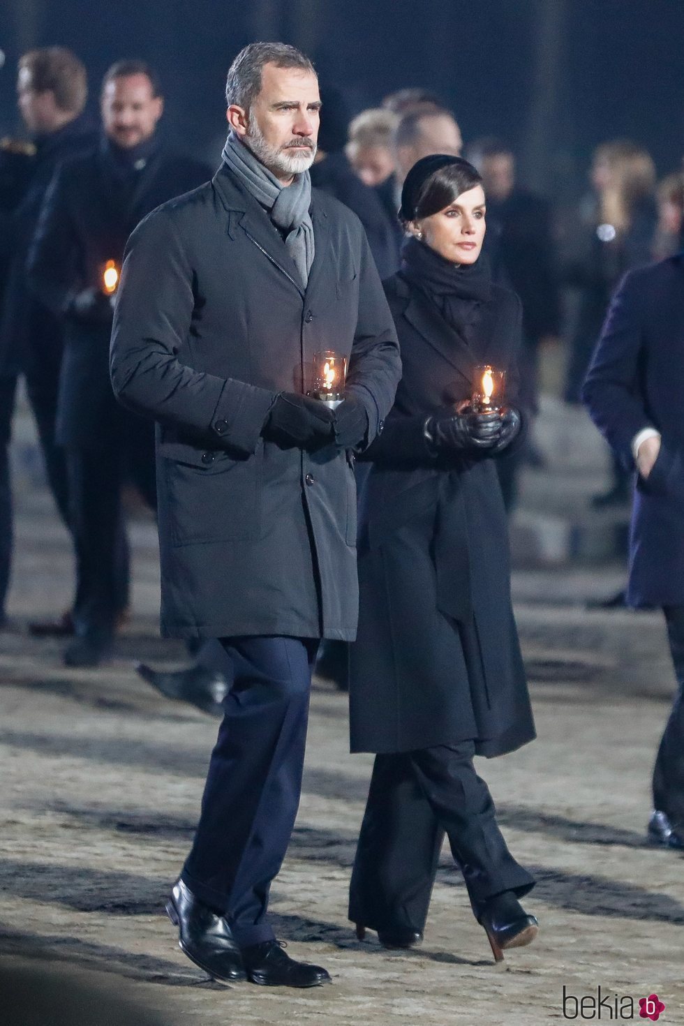 Los Reyes Felipe y Letizia en Auschwitz-Birkenau