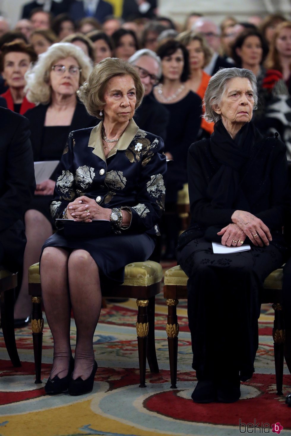 La Reina Sofía en un concierto en homenaje a las víctimas del Holocausto