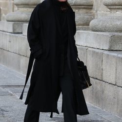 Laura Ponte en el funeral de la Infanta Pilar en El Escorial