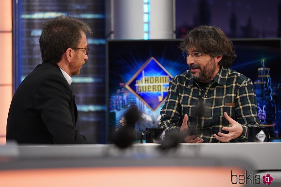 Jordi Évole con Pablo Motos en 'El Hormiguero'