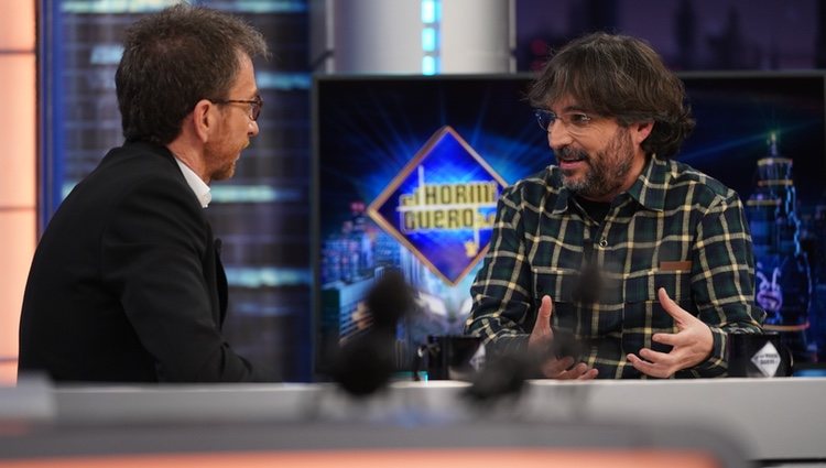 Jordi Évole con Pablo Motos en 'El Hormiguero'