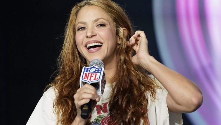 Shakira presentando su actuación en la Super Bowl 2020