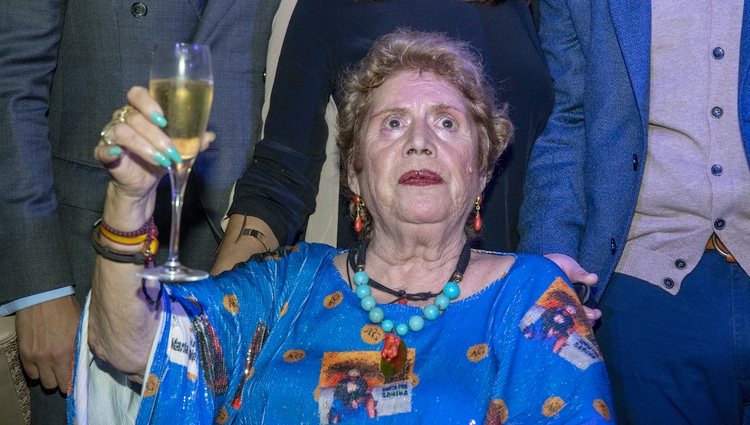 María Jiménez celebrando su 70 cumpleaños