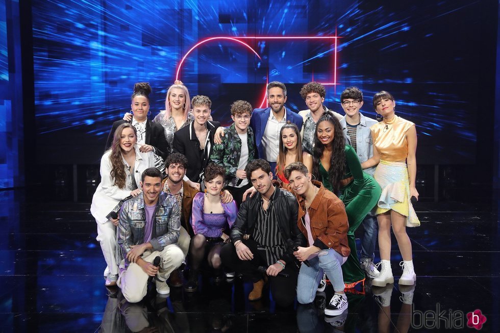 Los concursantes de 'OT 2020' durante la Gala 3