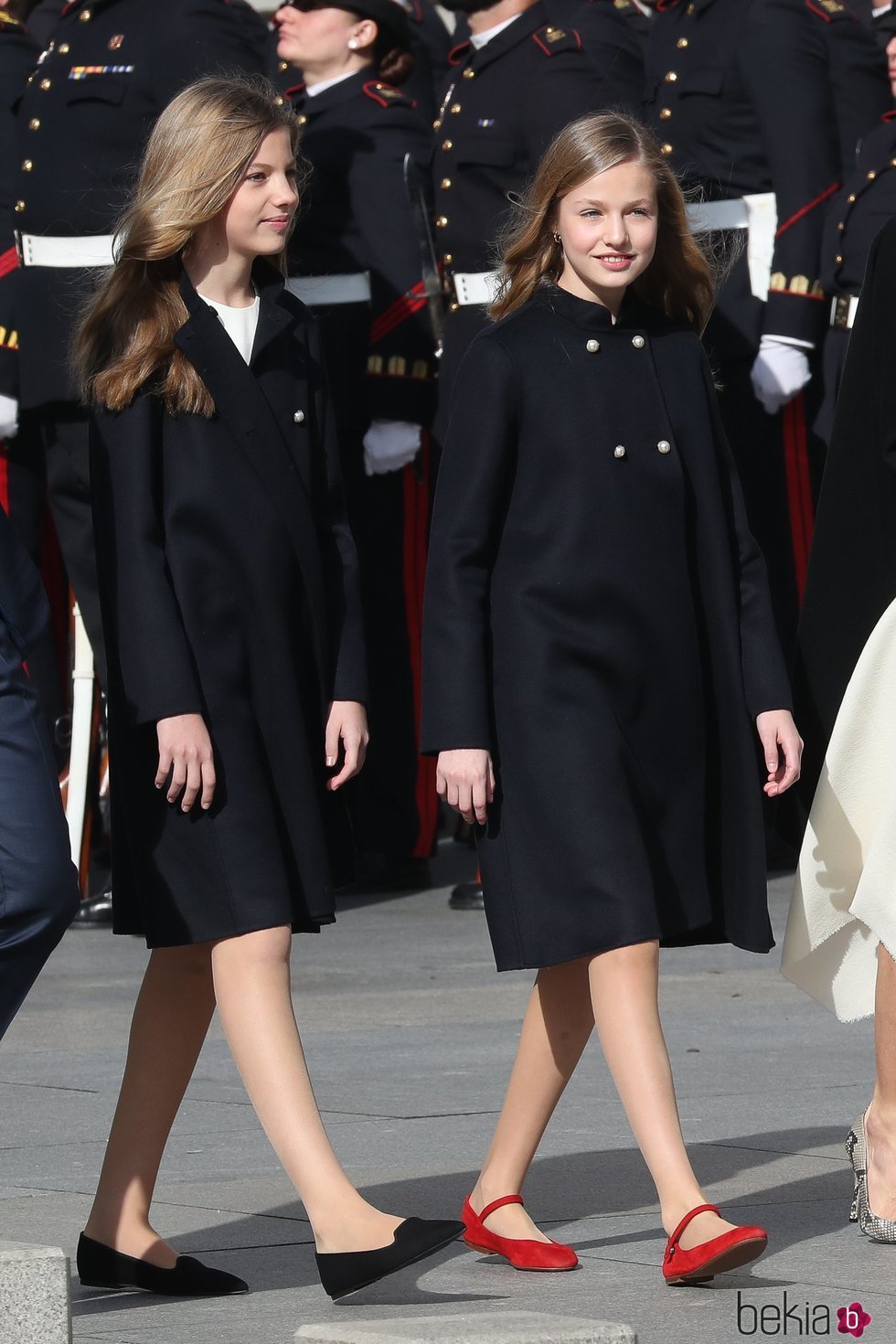 La Princesa Leonor y la Infanta Sofía en la Apertura de la XIV Legislatura