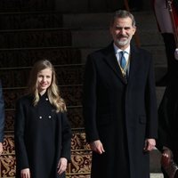 El Rey Felipe VI y la Princesa Leonor en la Apertura de la XIV Legislatura