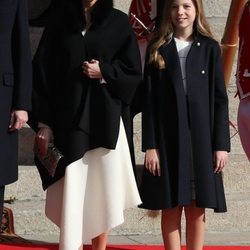 La Reina Letizia y la Infanta Sofía en la Apertura de la XIV Legislatura