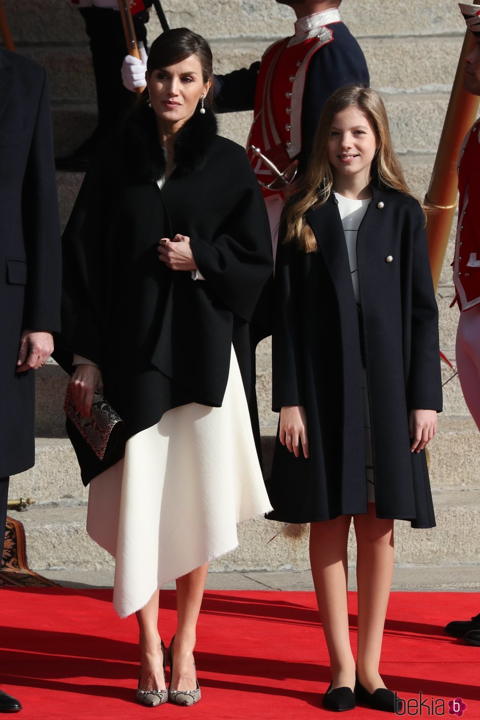 La Reina Letizia y la Infanta Sofía en la Apertura de la XIV Legislatura