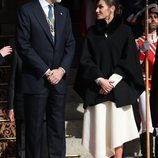 Los Reyes Felipe y Letizia hablando en la Apertura de la XIV Legislatura