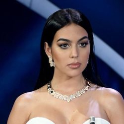 Georgina Rodríguez en su debut como presentadora del Festival de San Remo 2020