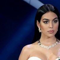 Georgina Rodríguez en su debut como presentadora del Festival de San Remo 2020