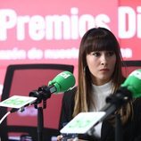 Aitana muy seria en la presentación de los Premios Cadena Dial 2020