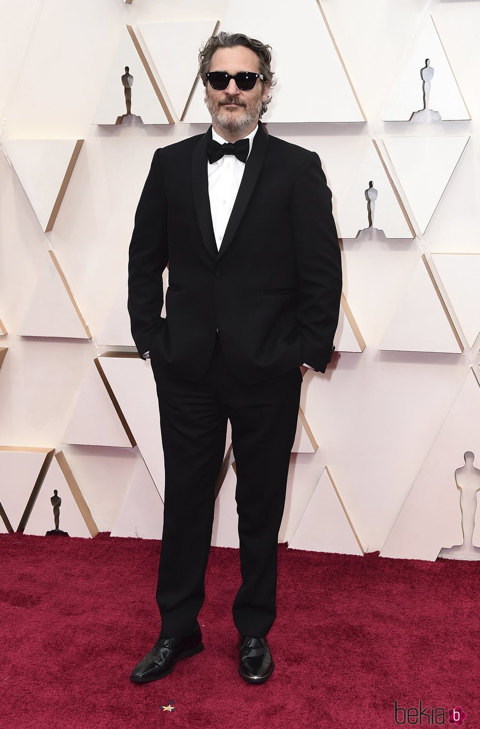 Joaquin Phoenix en la alfombra de los Oscar 2020