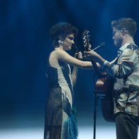 Anne y Gèrard durante su actuación en la Gala 4 de 'OT 2020'