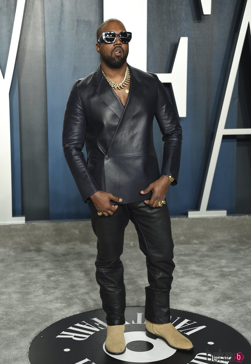 Kanye West en la fiesta de Vanity Fair tras los Oscar 2020