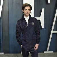 Timothée Chalamet en la fiesta de Vanity Fair tras los Oscar 2020