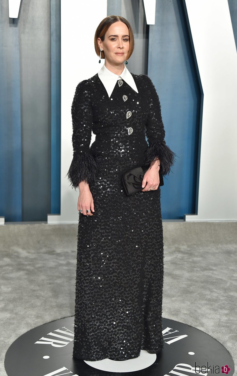 Sarah Paulson en la fiesta de Vanity Fair tras los Oscar 2020