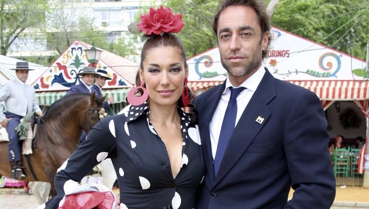 Raquel Revuelta y Miguel Ángel Jiménez en la Feria de Abril 2008