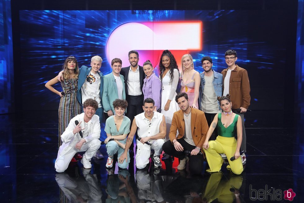 Los concursantes de 'OT 2020' durante la Gala 5