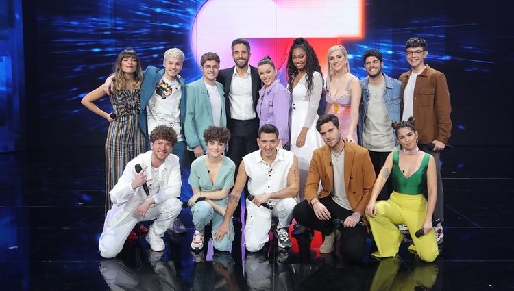 Los concursantes de 'OT 2020' durante la Gala 5