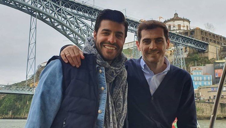 Miguel Torres e Iker Casillas, juntos en Oporto