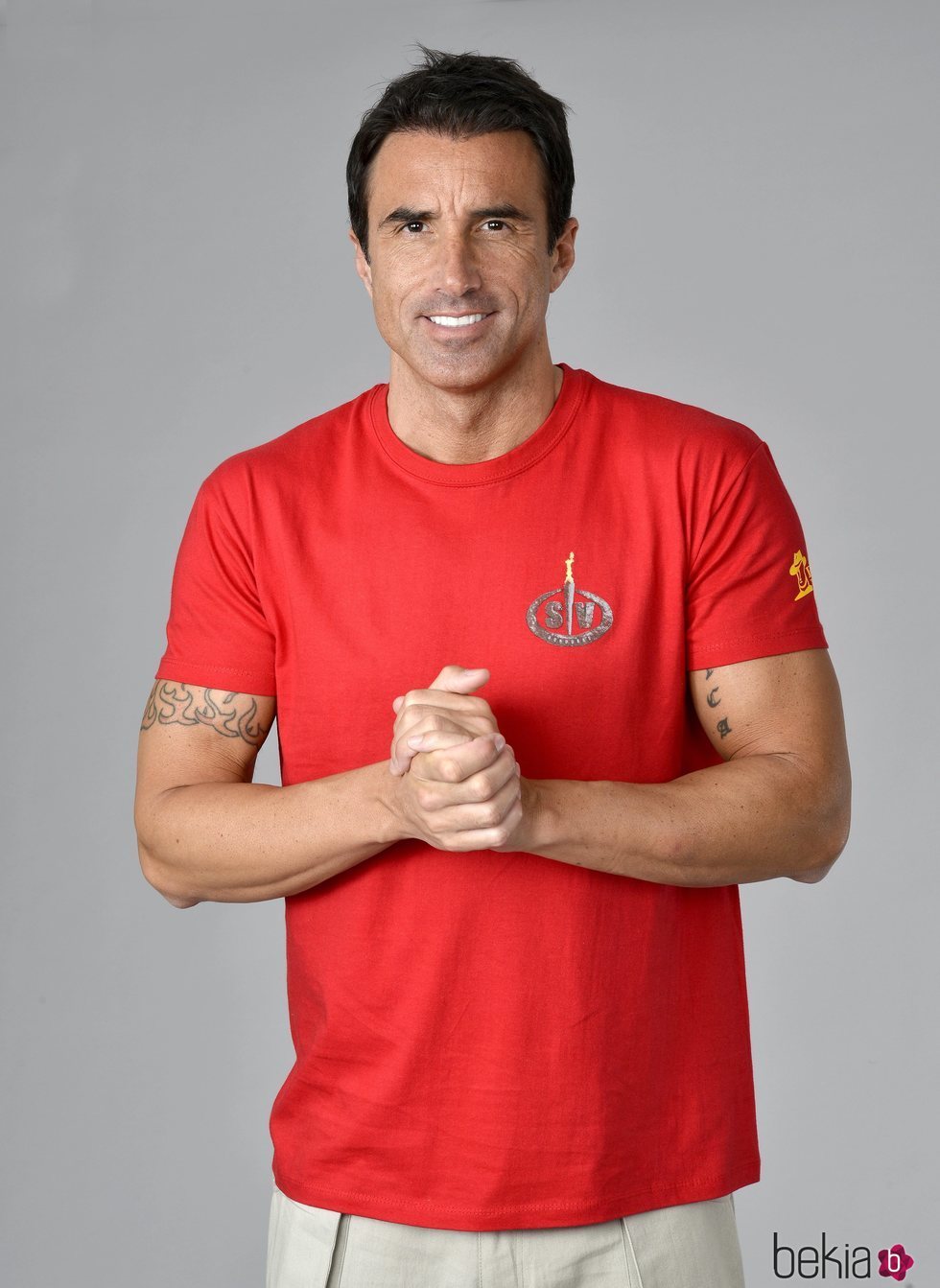 Hugo Sierra en la foto oficial de 'Supervivientes 2020'