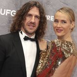 Carles Puyol y Vanesa Lorenzo en los Premios Laureus 2020