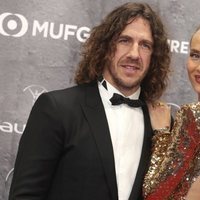 Carles Puyol y Vanesa Lorenzo en los Premios Laureus 2020